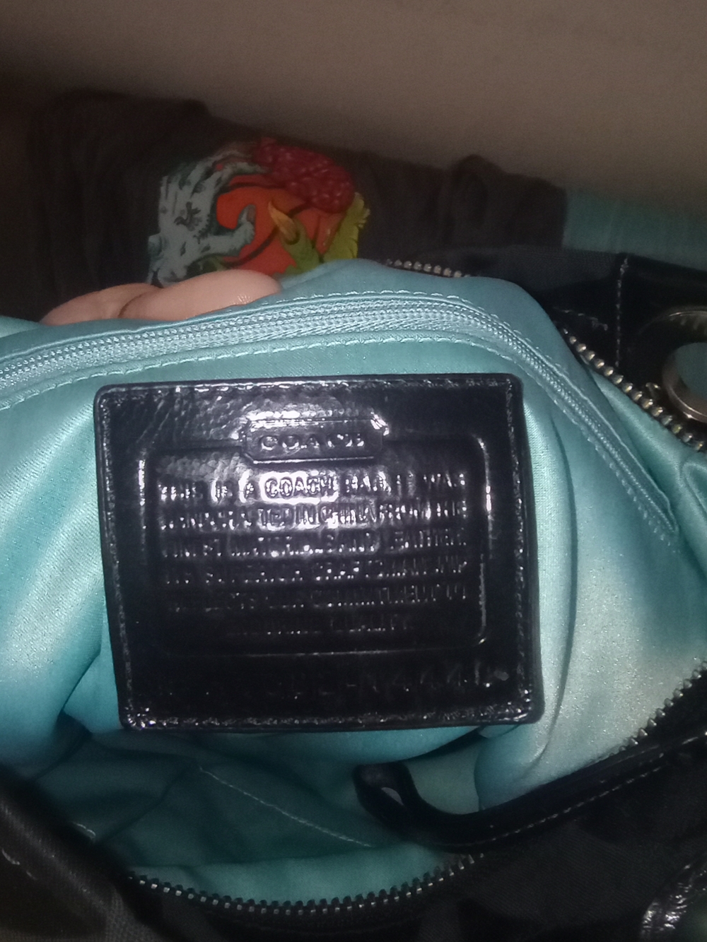 Coach Alex Black Signature Jacquard Tote Bag - Picture 5 of 9